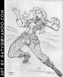 1girls alien alien_(franchise) black_canary breasts crossover dc facehugger female female_human female_only green_arrow_(series) human human_female impossible_clothes monochrome nipple_bulge nipples satyq sketch vaginal_penetration