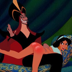 aladdin disney disney_princess disney_villains female human jafar male princess_jasmine pussy