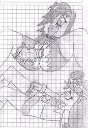 ami_onuki atnog cartoon_network graph_paper grid_background hi_hi_puffy_amiyumi tagme white_background yumi_yoshimura