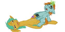 bcs color duo friendship_is_magic horn male my_little_pony penis sex smooth_skin snails_(mlp) snips_(mlp) tail unicorn yaoi