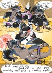 2026 3_fingers 3_toes 4_ears 4_toes absurd_res after_sex after_vore almost_fully_inside animal_genitalia animal_penis animal_vulva anthro anthro_on_anthro anthro_penetrated anthro_penetrating anthro_penetrating_anthro anthro_penetrating_female anus ass avali avian belly big_anus big_belly big_pillow big_tail biped bird black_anus black_body black_claws black_feathers black_finger_claws black_fur black_genitals black_sclera black_toe_claws black_vulva blue_body blue_feathers blue_fur blush bodily_fluids bondage bound breath brown_body bulge canine_genitalia canine_penis canine_vulva cel_shading chest_tuft claws cloaca cloacal cloacal_masturbation cloacal_penetration clothed clothing clothing_around_one_leg cloud_emanata colored comic conhugo contextual_arrow count countershading cowgirl_position cum cum_drip cum_in_cloaca cum_inside cum_on_belly cum_on_body cum_on_own_penis cum_on_penis cum_on_self cutaway detailed_bulge dewclaw dialogue digestion_implied digital_drawing_(artwork) digital_media_(artwork) digitigrade directional_arrow dominant dominant_female dripping drooling duo ejaculation ellipsis emanata english_text enjoying erection excessive_cum excessive_genital_fluids excessive_saliva exclamation_point feathered_wings feathers feet female female_anthro female_on_anthro female_on_top female_penetrated female_pred finger_claws fingering fingering_self fingers fluffy foot_grab forked_tongue from_front_position fucked_silly fucked_to_exhaustion fur fyr_(fenrir784) genital_fluids genital_slit genitals grabbing green_eyes grey_body hair hand_on_chest harness heart_symbol hi_res implied_fatal impregnation inner_ear_fluff internal intraspecies intraspecies_impregnation intravaginal_penis knot knotted_penis leaking leaking_cum leash leash_around_arm leash_pull licking licking_lips licking_own_lips long_tail looking_at_another looking_pleasured lying male male/female male_anthro male_on_anthro male_on_bottom male_penetrating male_penetrating_anthro male_penetrating_female maleherm_(lore) markings mastery_position masturbation motion_lines multi_ear multicolored_body multiple_angles multiple_scenes nom nude nude_anthro nymphomania on_back on_bottom on_top onomatopoeia open_mouth oral oral_penetration oral_vore orange_pillow orgasm ovum panting partially_inside pawpads paws penetration penile penile_penetration penis pillow pink_genitals pink_pawpads pink_penis pixel_(artwork) puffy_anus puffy_genital_slit purple_eyes question_mark questionable_consent raised_leg raised_tail red_genitals restricted_palette ringed_eyes saliva saliva_drip saliva_on_face same_size_vore scuted_arms scuted_feet scutes semi-anthro sequence sequential_arrow service_top service_top_harness sex sex_slave shaded sheath signature simple_background simple_shading sitting slave slightly_chubby smile sound_effects sparkles speech_bubble sperm_cell spiral spiral_eyes spots spotted_markings spread_legs spreading stomach_bulge submissive submissive_male swallowing swallowing_sound_effect tail tail_feathers taluki_(vixie) tan_body teeth tent text thick_tail thick_thighs tired toe_claws toes tongue tongue_out tuft tufted_fur vore vulva white_body white_feathers white_fur winged_arms wings