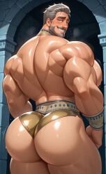 ai_generated bara bara_ass barely_clothed big_ass big_butt daddy dat_ass dat_butt dilf disney fat_ass fat_butt gay glistening_butt huge_ass huge_butt juicy_ass juicy_butt king_magnifico large_ass large_butt male_only masculine_male massive_ass massive_butt muscular muscular_arms muscular_ass muscular_back muscular_legs muscular_male muscular_thighs older_male partially_clothed seductive_body seductive_pose shiny_ass skimpy skimpy_clothes skirt smile smiling smiling_at_viewer sweaty sweaty_ass sweaty_body thick_ass thick_butt vildfarelse wish_(film)