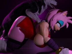 amy rose from ahe gao by masterzuzu