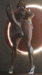 1futa 3d big_balls big_breasts big_penis chocolate dark-skinned_futa dark_skin domina erect_penis erection futa_only futanari heels high_heels huge_butt huge_cock huge_penis huge_testicles low-angle_view manufatura muscular_futa overwatch posing posing_for_the_viewer self_upload solo solo_futa tagme thick_ass thick_thighs veiny_penis