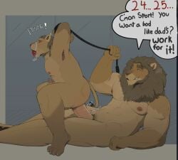 2026 abs age_difference anal anal_sex anthro anthro_on_anthro anthro_penetrated anthro_penetrating anthro_penetrating_anthro areola armpit_hair arms_above_head arms_tied ass balls bareback biceps big_dom_small_sub big_muscles big_penis blush body_hair bound claws closed_eyes clothing crouching dialogue dominant duo ear_piercing ear_ring english_text erection exercise eyebrows father_(lore) father_and_child_(lore) father_and_son_(lore) father_penetrating_son felid fur gag gagged genitals glans grey_background hi_res holding_object holding_rope humanoid_genitalia humanoid_penis improvised_gag incest_(lore) jockstrap jockstrap_in_mouth lavenderlad333 lion looking_pleasured lying male male/male male_penetrated male_penetrating male_penetrating_male mammal mane mature_anthro mature_male motion_lines muscular muscular_anthro muscular_male navel nipples nude object_in_mouth older_dom_younger_sub on_back pantherine parent_(lore) parent_and_child_(lore) parent_and_son_(lore) pecs penetration penile penile_penetration penis penis_in_ass piercing pubes ring_piercing rope rope_pull sex sexercise side_view simple_background size_difference smaller_penetrated smile son_(lore) sound_effects squats stated_incest submissive text thick_arms thick_penis thick_thighs tuft underwear underwear_gag underwear_in_mouth workout younger_penetrated