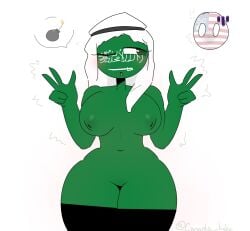 saudi arabia (countryhumans) from countryhumans by xx.canada.xx