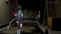 3d 3d_animation animated animation black_hair death english_audio english_voice_acting femdom foaming_at_the_mouth headscissor humiliation jane_doe_(zenless_zone_zero) male male_death mouse_tail neck_break neck_snap shorts snuff stockings tagme tail things video zenless_zone_zero