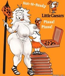 big cleopatra from little caesars by tobmask bear