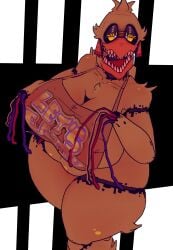 3d 3d_(artwork) 3d_animation 3d_model anaroth animated animatronic animatronic_female ass belly bib big_ass big_breasts bird bird_girl breasts chica_(fnaf) chicken chicken_girl cryptiacurves five_nights_at_freddy's five_nights_at_freddy's_2 fnaf huge_breasts no_hands no_sound palmtreerothic robot robot_girl solo tagme thick_ass thick_thighs thighs video wires withered_chica withered_chiku