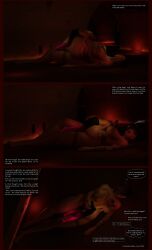 3d ass big_belly bra breasts bulge burp burping cyberpunk_2077 dominant dominant_pred female female_pred hyper hyper_belly judy_alvarez lepetitejane1111 multiple_prey naked nude nude_female nudity same_size_vore unhinged_jaw unwilling_prey vore vore_belly