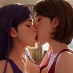 2girls adult_and_teenager age_difference ai_generated animated big_breasts cheating cheating_wife civitai disney girls_only grok grok_imagine height_difference helen_parr incest inminent_sex kissing light-skinned_female making_out mikey-rg97 milf moaning mother_and_daughter pixar shorter_than_30_seconds sound tagme teenager the_incredibles video violet_parr yuri