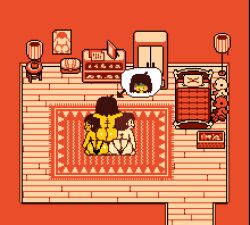ass_crack ass_focus ass_stack biting_lip blush butt_crack butt_focus butt_stack chara deltarune female_frisk frisk frisk_(undertale) kris_(deltarune) naked panties r1sky_boi thong undertale undertale_(series)