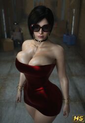 1girls 3d ada_wong ada_wong_(adriana) asian asian_female big_boobies big_boobs big_breasts big_tits big_titties biohazard boobies boobs breasts capcom cleavage cleavage_overflow dress duo_gale female hagiwara_studio huge_boobies huge_boobs huge_breasts huge_tits huge_titties large_boobies large_boobs large_breasts large_tits large_titties light-skinned_female light_skin mature_female milf red_dress resident_evil resident_evil_2_remake short_dress thick_thighs tits titties twitter voluptuous voluptuous_female wide_hips