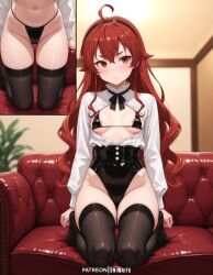ai_generated anime_girl blush cute cute_girl eris_greyrat female hentai multiple_views mushoku_tensei nipples pantyhose petite petite_body petite_breasts petite_female pussy shy small_breasts solo_female teen teen_girl teenage_girl uncensored underwear uniwaifu wet_pussy