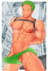 abdomen abs ass background balls balls_under_clothes bara bara_tits barazoku biceps big_biceps big_cock big_dick big_dick_energy big_penis bigger_male bulge bulge_under_clothes cock dick earrings erect_penis erection erection_pushing_underwear erection_under_clothes erection_under_underwear flexing flexing_arms flexing_bicep gay green_hair green_underwear half-dressed half-dressed_male half_naked half_naked_male half_nude half_nude_male hands_behind_back hands_tied homoerotic horny horny_male japanese_male long_cock long_dick long_penis looking_away male male_ass male_butt male_focus male_only manly masculine masculine_male muscles muscular muscular_arms muscular_legs muscular_male muscular_shoulders muscular_thighs one_piece pecs pectorals penis penis_focus pirate post-timeskip pretending_not_to_like_it roronoa_zoro scar scar_across_eye scar_on_chest scar_on_face scars shoulders six_pack smell smelly_armpits smelly_balls smelly_cock smelly_dick smelly_penis solo solo_focus solo_male sweat sweating sweaty sweaty_body sweaty_male sweaty_thighs tall tall_male taller taller_male tan tan_body tan_skin tanned tanned_body tanned_male tanned_skin testicles thighs underwear underwear_only yaoi zoro zoro_(one_piece) zujomomaru
