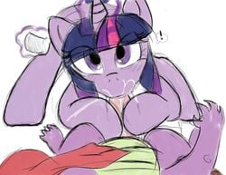 dragon equine female friendship_is_magic horse male my_little_pony pony smooth_skin spike_(mlp) sweethd twilight_sparkle_(mlp) unicorn