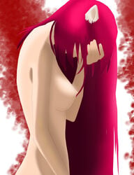 1girls elfen_lied female female_only horns lucy_(elfen_lied) solo tagme