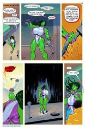 1girls artist_name bare_legs biceps big_breasts bimbo black_hair breasts clothed coat comic comic_page dialogue english_text female female_focus female_only fingerless_gloves giant_breasts gloves green-skinned_female green_eyes green_hair green_skin highleg_leotard huge_breasts hulk_(series) jubilation_lee jubilee leotard lipstick long_hair makeup marvel marvel_comics meinfischer muscles muscular muscular_female muscular_legs muscular_thighs page_15 page_number she-hulk shoes short_hair speech_bubble subscribestar_username text venom's_kiss_(comic) x-men