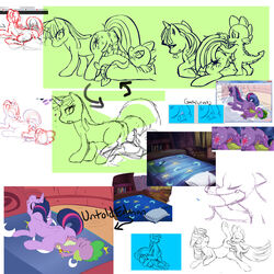 bcs friendship_is_magic my_little_pony smooth_skin spike_(mlp) twilight_sparkle_(mlp)