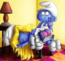 blue_skin handy_smurf smurfette superschtroumpf tagme the_smurfs