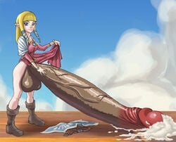 1futa balls blonde_hair blue_eyes boots breasts color cum cumshot demigoddess dress_lift erection erection_under_clothes erection_under_skirt futa_only futanari goddess hair humanoid hylian hyper hyper_balls hyper_penis hyper_testicles intersex medium_breasts nintendo no_panties penis penis_under_clothes penis_under_dress pointy_ears princess_zelda sailcloth skyward_sword solo_futa teenager testicles the_legend_of_zelda veins veiny_penis zelda_(skyward_sword)