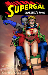 bit_gag bondage darkseid dc dc_comics dofantasy drvillain femsub gag gagged human human_only human_pet human_pony kara_zor-el kryptonite nipples petplay photoshop ponygirl ponyplay slave submissive_female supergirl superman_(series) templeton the_new_gods