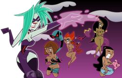 5girls arabian breasts brown_skin danny_phantom dark-skinned_female dark_skin desiree female ghost_girl human madeline_fenton milf multiple_girls nickelodeon paulina_sanchez penelope_spectra vierickend