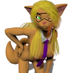 3d anthro callie_briggs office_lady swat_kats tagme unrealfox