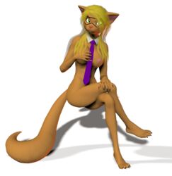 3d anthro callie_briggs office_lady swat_kats tagme unrealfox