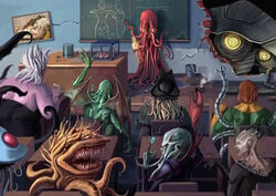 alien alien_girl alien_humanoid borg_(species) borg_queen brown_hair crossover cthulhu cthulhu_mythos davy_jones detailed_background doctor_octopus dungeons_&_dragons female final_fantasy fine_art fine_art_parody funny green_body h.p._lovecraft hans_christian_andersen hokusai illithid literature malboro male marvel marvel_comics mind_flayer monster monster_girl nightmare_fuel nintendo octopus open_mouth pincer pirates_of_the_caribbean pokemon public_domain sharp_teeth spider-man_(series) square_enix star_trek straight_hair tentacle tentacles tentacruel the_dream_of_the_fisherman's_wife the_little_mermaid tripod_(war_of_the_worlds) ursula ursula_(the_little_mermaid) war_of_the_worlds what white_hair wings wizards_of_the_coast yellow_eyes