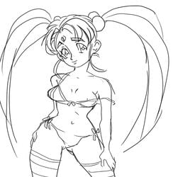 breasts female long_hair sasami_masaki_jurai tagme tenchi_muyo!