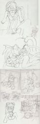 amy_rose bat bdsm chaos_(sonic) cream_the_rabbit echidna female fur furry greyscale hedgehog interspecies lara-su mina_mongoose mongoose monochrome multiple_females rabbit rouge_the_bat sega sonic_(series) sonic_the_hedgehog_(archie) sonic_the_hedgehog_(comics) sonic_the_hedgehog_(series) the_other_half unknown_gender