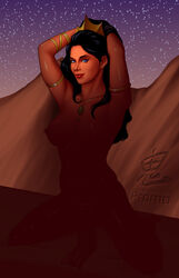 a_princess_of_mars barsoom dejah_thoris female nipple_piercing oni_(artist)