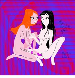 arp candace_flynn disney female female_only human multiple_females multiple_girls nipples phineas_and_ferb stacy_hirano yuri