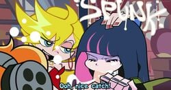 briefers_rock cum cum_in_mouth ejaculation panty_&_stocking_with_garterbelt panty_anarchy stocking_anarchy zone