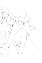 1boy 1girls animal_penis anthro colesutra cream_the_rabbit disembodied_penis erection female fluffy_tail fur furry male monochrome partial_male penis rabbit sega sketch smooth_penis sonic_(series) straight toony vagina