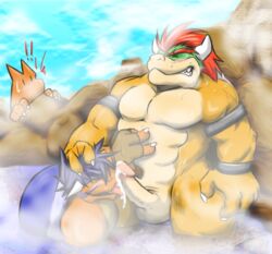 bara bowser charizard crossover koopa male_only mario_(series) nintendo pokemon pokemon_(species) timberwolfmax