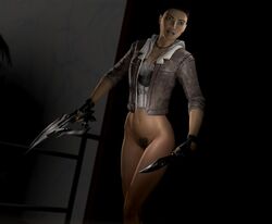 1girls 3d alyx_vance female female_only garry&#039;s_mod half-life half-life_2 human human_female human_only rastifan solo