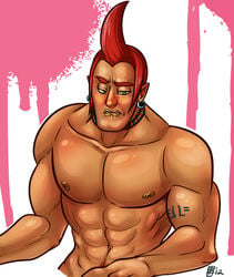 1boy bara groose happy_trail human male male_only muscles muscular nude puberty pubes pubic_hair pubic_trail skyward_sword solo the_legend_of_zelda