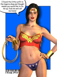 3d black_hair blue_eyes cosplay dc lois_lane superman_(series) the_pitt wonder_woman_(cosplay)