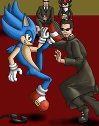 agent_smith blue_fur cobra_mcjingleballs furry gooning hedgehog male male_only mammal masturbating masturbation matrix multiple_males neo shadow_the_hedgehog sonic_(series) sonic_the_hedgehog what yaoi