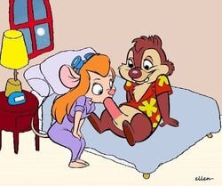 chip_'n_dale_rescue_rangers dale disney gadget_hackwrench penis