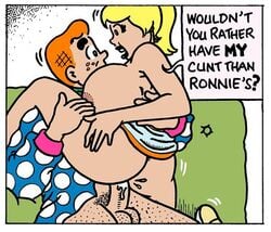 archie_andrews archie_comics betty_cooper cowgirl_position dexter_cockburn female human male puberty pubic_hair straight tagme