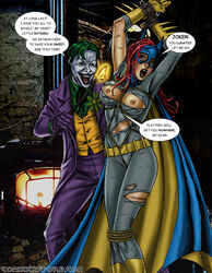 barbara_gordon batgirl comixxx dc defeated female human joker male straight tagme