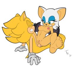 rouge the bat from sonic (series) by the other half