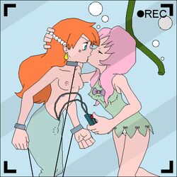 2girls bloggerman blue_tail bondage breath_play female female_only human human_only incest kasumi_(pokemon) kissing lily_(pokemon) long_orange_hair mermaid mermaid_costume mermaid_tail misty_(pokemon) multiple_girls nintendo png pokemon remote_control remote_control_vibrator siblings sisters underwater vibrator vibrator_cord vibrator_under_clothes water yuri