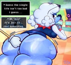 1girls absurd_rest anal anal_insertion anal_sex artist_name artist_signature ass background_character background_characters blush blushing_at_viewer blushing_female bottomless bottomless_female bottomless_humanoid cloud_creature controller deltarune deltarune_chapter_3 elnina_(deltarune) english_text female female_focus finger_in_anus finger_in_ass fingering fingering_anus fingering_from_behind fingers game_controller hand_on_ass jiggle jiggling_ass jiggling_butt kris_(deltarune) looking_back looking_back_at_viewer onomatopoeia ponytail ponytail_female ponytails pussy pussy_peek spunow_ sunglasses sunglasses_on_head susie_(deltarune) sweat sweatdrop sweating sweating_female sweaty sweaty_ass sweaty_butt sweaty_clothes sweaty_face tagme text text_box video_game video_game_character video_games white_hair wobbling wobbling_ass wobbling_butt