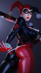 harley quinn from batman (series) by sockpoppetdraws