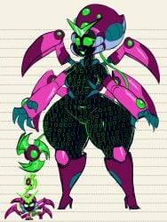 ass brawl_stars charlie_(brawl_stars) elpiromanias female malware_girl thick_thighs thighs virus virus_charlie_(brawl_stars) wide_hips
