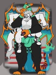 4_arms anthro big_bulge bodily_fluids boots bulge bulge_grab camera_flash charizard clothing colored devin_(derpybro) digital_media_(artwork) dinosaur dromaeosaurid duo fighting_ring fire flaming_tail footwear full_nelson furry furry_only generation_1_pokemon hi_res knightferret male male/male mask multi_arm multi_limb nintendo pokemon pokemon_(species) prehistoric_species reptile scalie shoes size_difference sports_mask sportswear sweat sweatdrop tail theropod tired_eyes wings wrestling_briefs wrestling_mask wrestling_outfit zaeko_(knightferret)